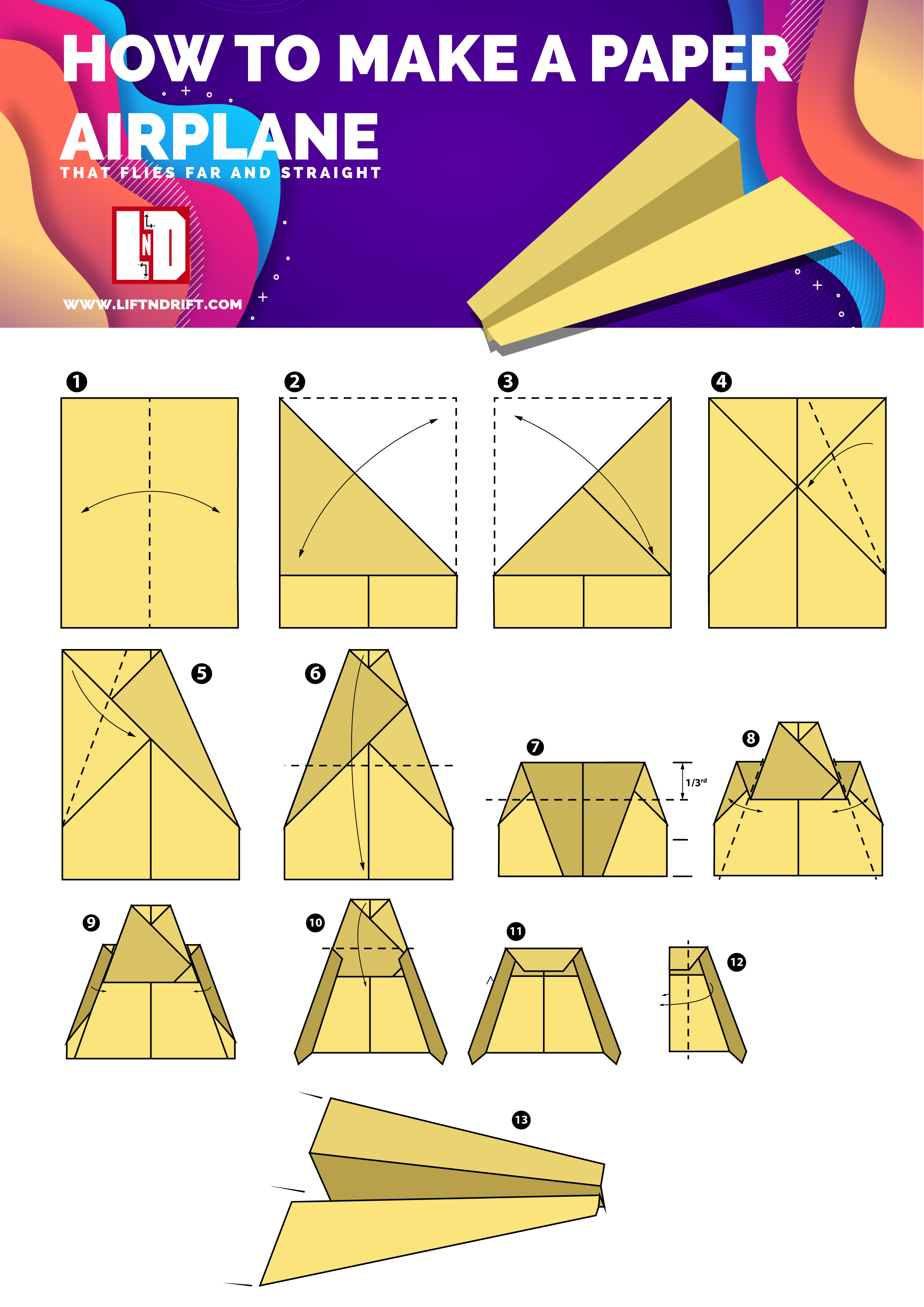 Manőver Lakás távolság paper plane folding instructions printable